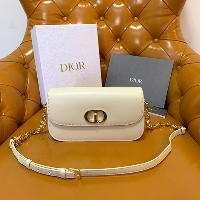 dior 30 montaigne avenue smooth box calfskin chain shoulder bag